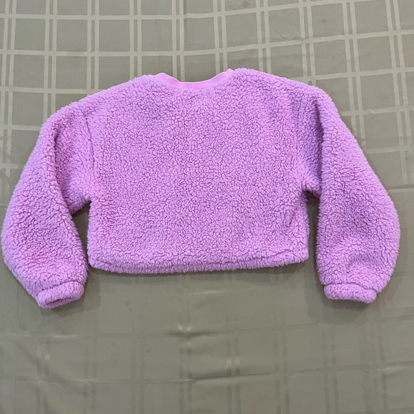 Hello Kitty Sweatshirt Sweatshirt Size Medium Women Pink Longsleeve Sherpa Soft - Picture 7 of 9